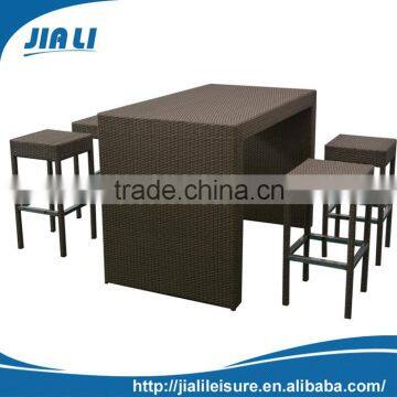 Waterproof PE rattan bar set