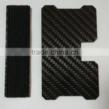 High Quality Portable Carbon Fiber Belt Clip Card Holder photo-3