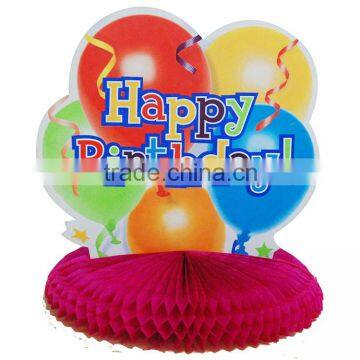 Tissue paper honeycomb table centerpieces birthday decorations