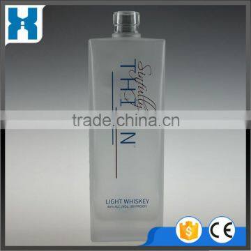 1.75 LITER DECORATIVE SPIRIT CORK GLASS BOTTLE