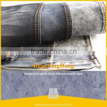 NO.726 Wholesale customized design 9.9oz cotton polyester spandex denim fabric