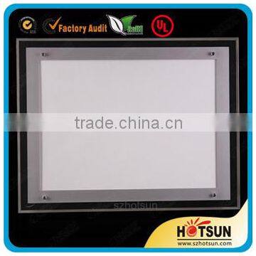 Wall mounted or counter top a4 acrylic picture frame led light box