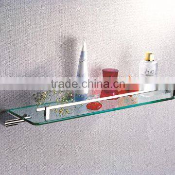 Model OL-5710 Wall mounted glass support bathroom corner shelf