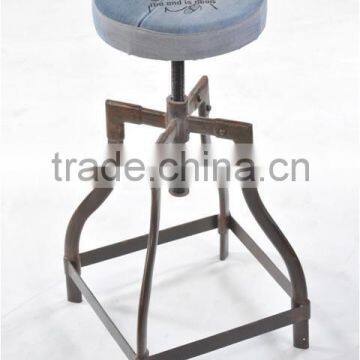 INDUSTRIAL adjustable BAR STOOLS , VINTAGE BAR INDUSTRIAL STOOLS