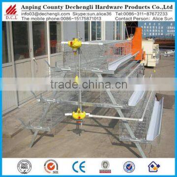 Anping factory electro galvanized chicken egg layer cages