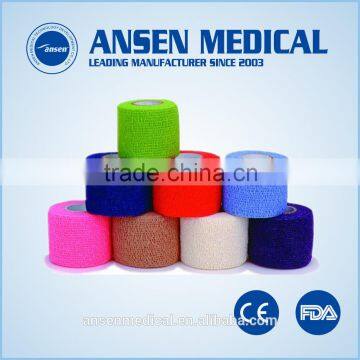 Factory Support Medical Supply Self Cohesive Elastic Bandage With FDA Certification