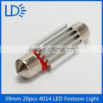 Led Car Bulbs 39mm Canbus Led Light 10-30v 20SMD 4014 Festoon Light photo-4