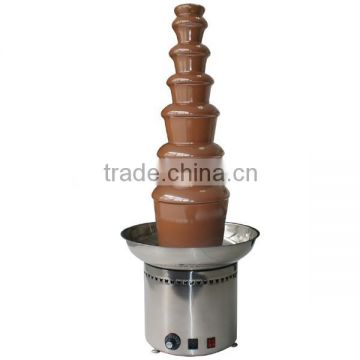 103cm height 7 layers large chocolate fondue fountain machine for catering services