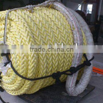 Yellow Danline Rope/polypropylene Monofilament Rope/diameter 88mm PP Rope