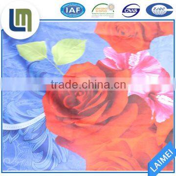 100% polyester bed sheet fabric twill fabric