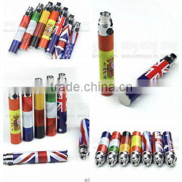 650/900/1100mah flower design e cigarette battery vape ego flag ego-n