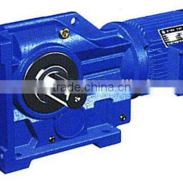 China GUOMAO K series helical bevel gear motor for crane and hoist