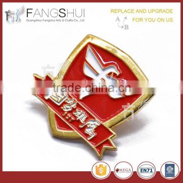 wholesale custom lapel pins letter branded