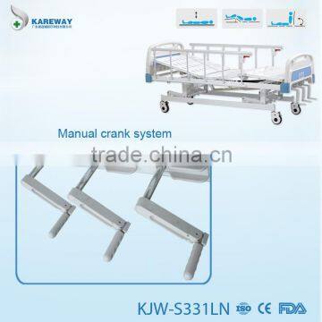 PP Head Foot Board Modern Medical Furniture Hospital Bed With Handles photo-2