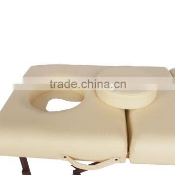 BonnieBeauty Beige Three Folding Beauty Massage Bed Made in China photo-4