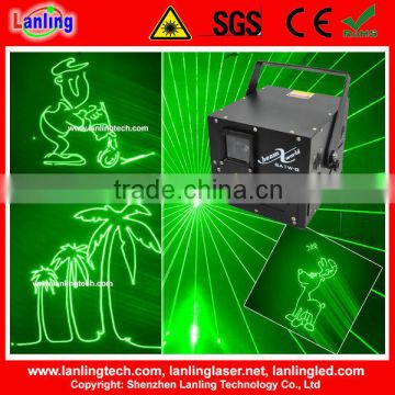 1w Green sd card ILDA American DJ laser show light