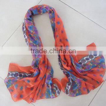 Turkish Printing Silk Scarf photo-4