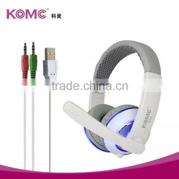 7.1 Surround LED Computer Headphone Over Ear Gaming Headphone