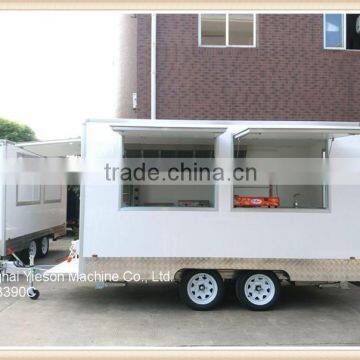 YS-FB390C Top Best Selling kitchen caravan catering trucks for sale