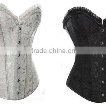 Firm Slim Body Shaper Body Shaping Underwear Thin Shape Wear Shaper with Lace Siamese White Corset Slimming Cloth for Women