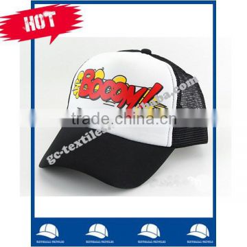 cheap OEM foam and mesh screen printed trucker hats