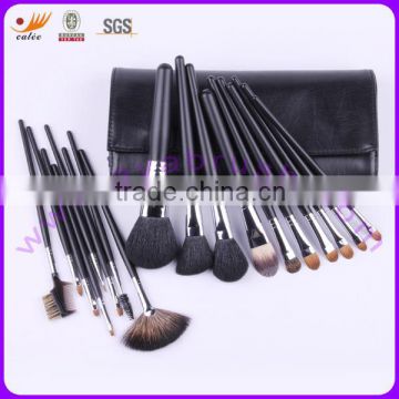 18pcs make up brush set with black color