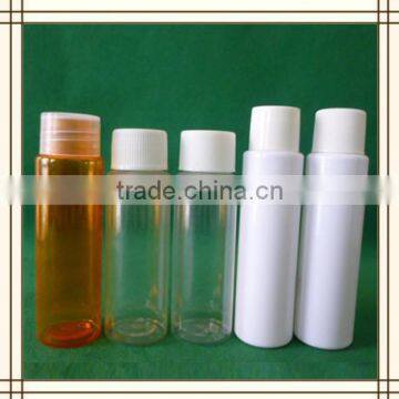 empty plastic PET 30ml hotel shampoo bottle