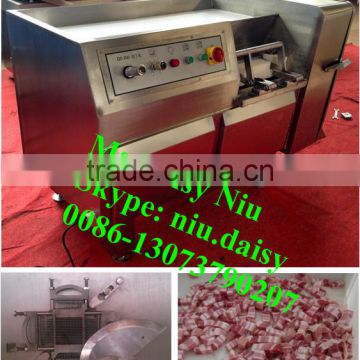 commercial frozen meat block cutting machine/chicken breast cutter machine/beef cube cutting machine