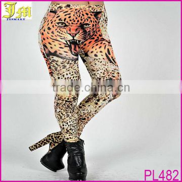 Women Sexy Tiger Leopard Print Stretch Leggings Tights Skinny Pencil Pants