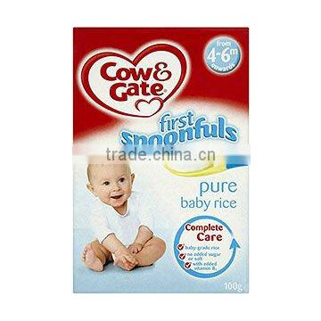 Cow & Gate First Spoonfuls Pure Baby Rice 4-6mths+ (100g)