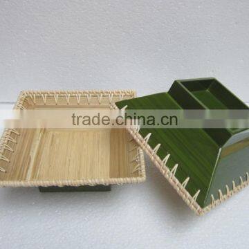 Vietnam bamboo bowl for restaurants, eco-friendly materials bowls