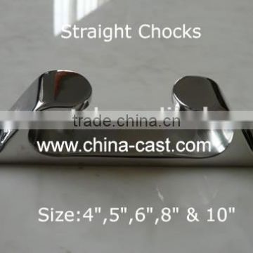 polished heavy duty straight chocks