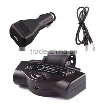 In-car Wireless FM Transmitter Car Charger MP3 Player Bluetooth Hand-Free For Steer Wheel