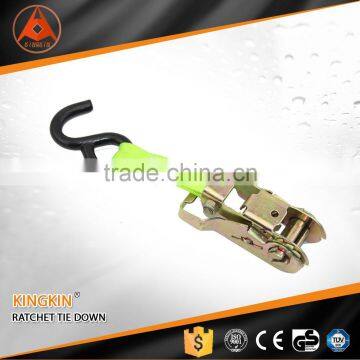 Ningbo manufacturer plastic s hook ratchet cargo lashing ratchet strap tensioner lashing belt