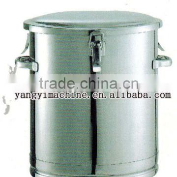 Stainless Steel Polished Storing Milk Beer Or Other Beverage Bucket With Lid