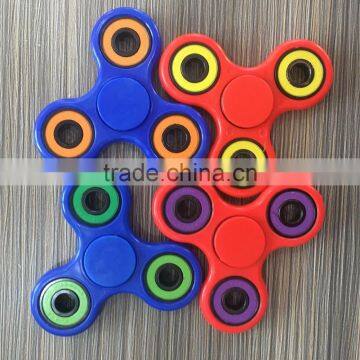 Colorful Fidget Toy Finger Spinner With Ceramic 608 Bearings Red Blue photo-3