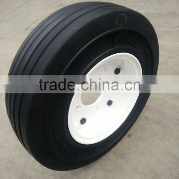 16 inch solid rubber tires 4.00-8/3.00/3.75 for traliers for long warranty