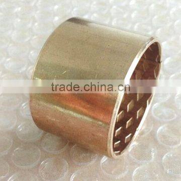 SPF WFF 500-series Flanged Graphite Bush , JFB Brass Graphite Slide Bearing , Self-lubricating Graphite Insert Copper Bushing