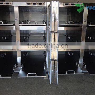 YSSTG0106 201 and 304 Stainless Steel DANFOSS Compressor 6 Bodies Mortuary Refrigerator photo-2