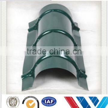 China Lowes Metal Roofing Cost and Ridge Cap,roof Tile Ridge Cap for Prefab Homes photo-5