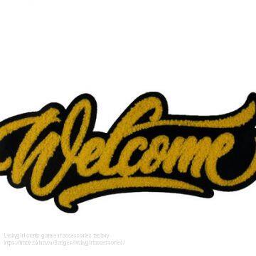 Sew-on Embroidery Chenille Patch Embroidery Towel Letters photo-3