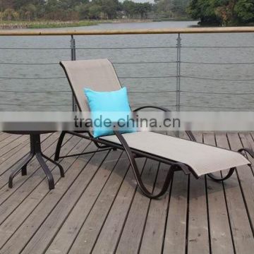 2011 new style mesh fabric sun lounger outdoor furniture