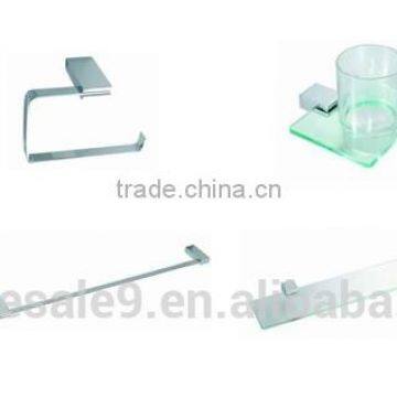 New Design Modern Zinc Alloy Chrome Bathroom Accessory Set photo-2