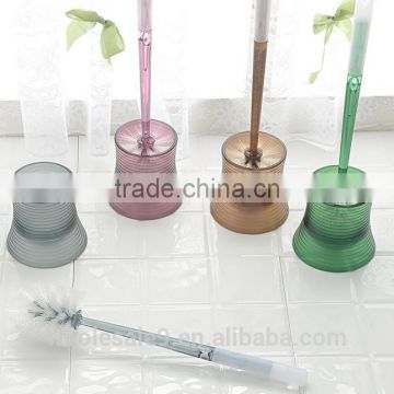 2016 newest high quality crystal cleaning plastic toilet brush holder