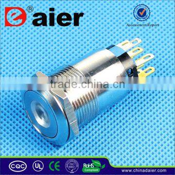 19mm illuminated pushbutton switch