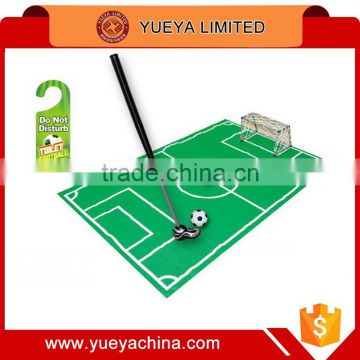 High quality kids sport outdoor sport toys, Toilet Bathroom Mini Football Mat Set Game Potty Putter Novelty Sitting WC Pan Footb