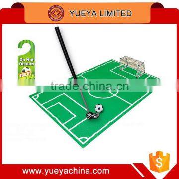 High Quality Kids Sport Outdoor Sport Toys, Toilet Bathroom Mini Football Mat Set Game Potty Putter Novelty Sitting WC Pan Footb