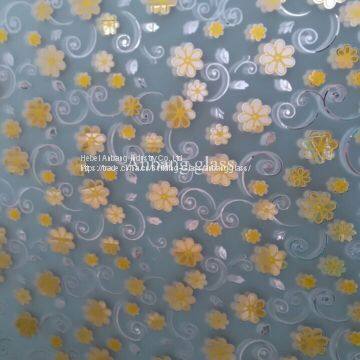 Ледяно-кислотное стекло, строительное стекло, декоративное художественное стекло фабрики стекла в Шахе photo-5