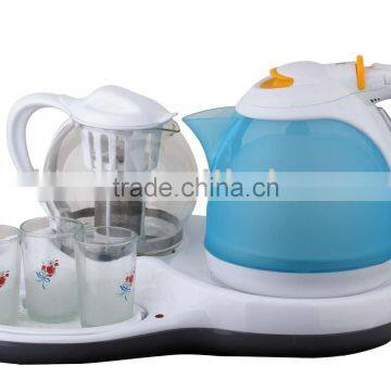 electric kettle with teapot set,2011 low price for summer