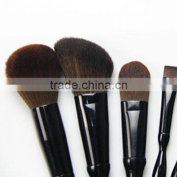 New Design Goat Hair Black Handle Best Professional Makeup Brushes Set photo-5